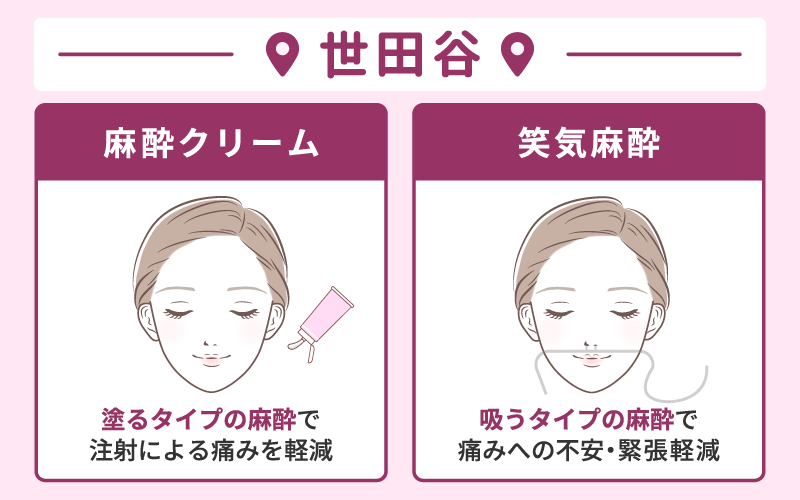 世田谷エラボトックス麻酔